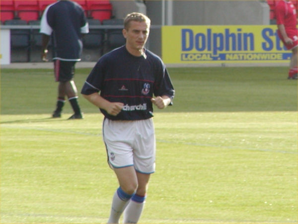Andrejs Rubins warming up
