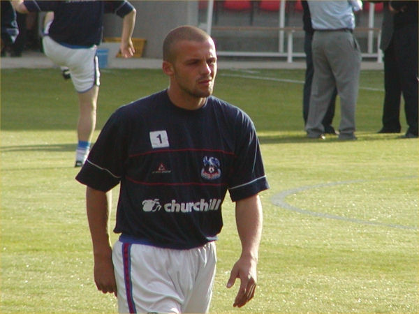 David Hunt warming up