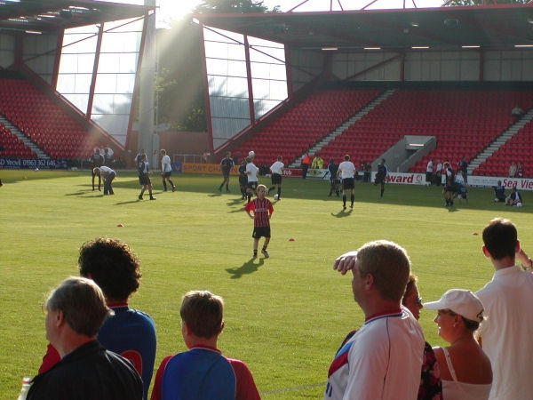 Bournemouth warming up