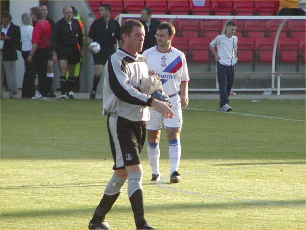 Matt Clarke with Freedman in the background
