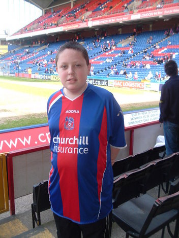Neil on arrival at the ground